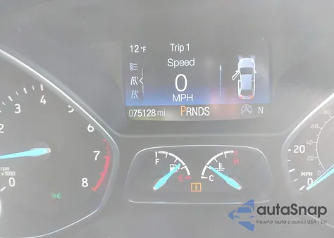 2017 Ford Escape Se z USA, uszkodzony, nr VIN 1FMCU9GD5HUA07492